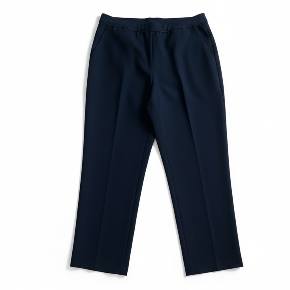 Roaman's Classic Bend Over Navy Pants - Size 14P - Picture 3 of 4